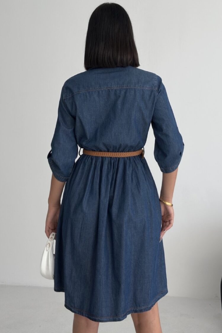 Casual Elegant Preppy Formal Shirt Dress