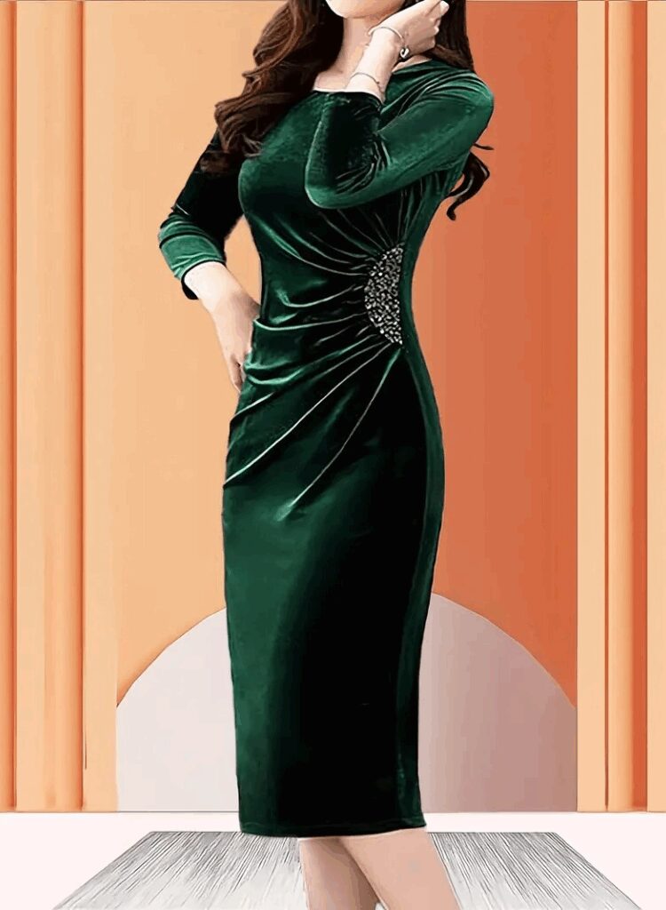 Elegant Formal Glam Sheath Dress - Brand: Janes - Women & Kids, Baby Clothes Wholesale - Globality Store