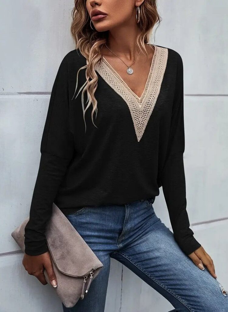 Casual Elegant Modest Blouse