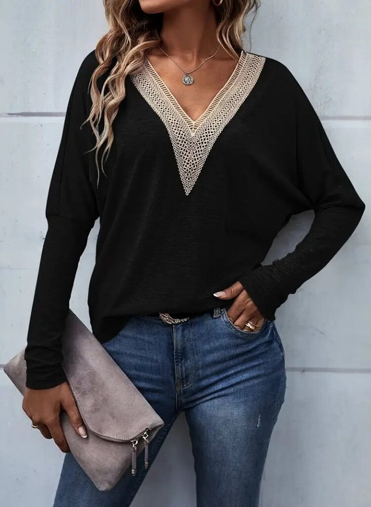 Casual Elegant Modest Blouse - Brand: Janes - Women & Kids, Baby Clothes Wholesale - Globality Store