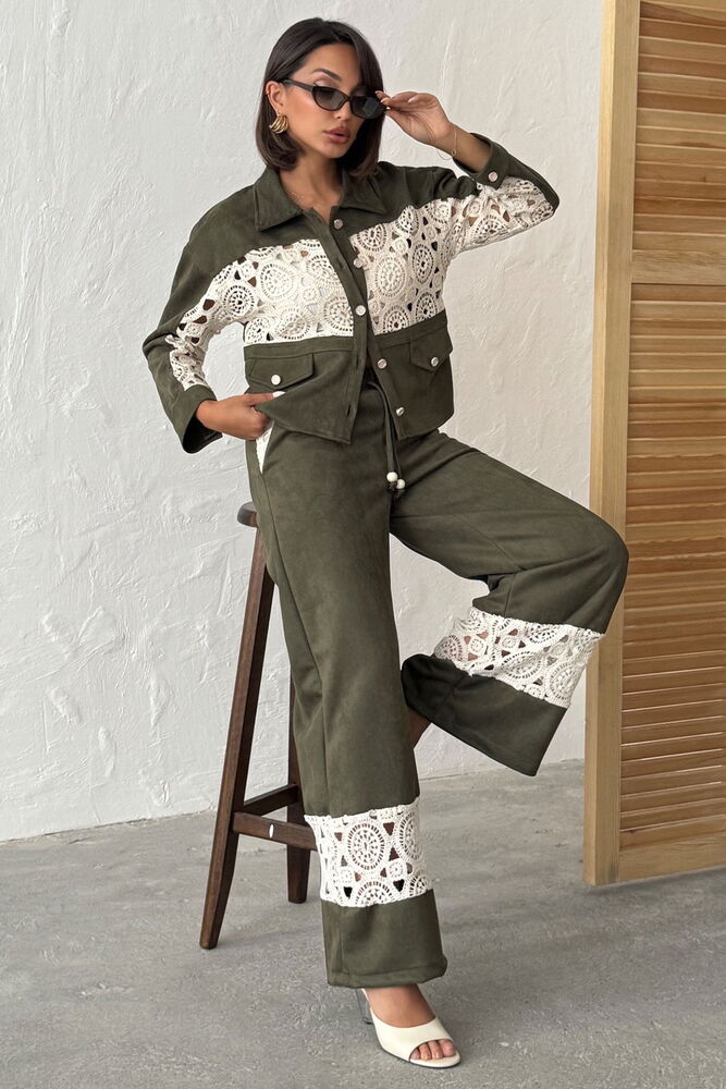 Green Casual Elegant Street Style Pants - Brand: Topshow - Women & Kids, Baby Clothes Wholesale - Globality Store