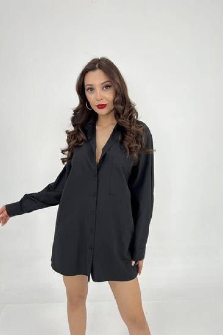 Shirt With Notched Neck And Buttoned Front - Brand: Fame - Women & Kids, Baby Clothes Wholesale - Globality Store
