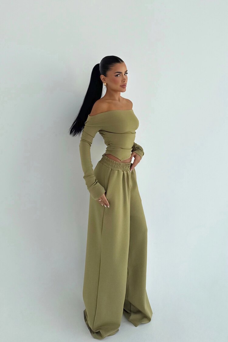 Set - Elegant Casual Slim Fit Palazzo