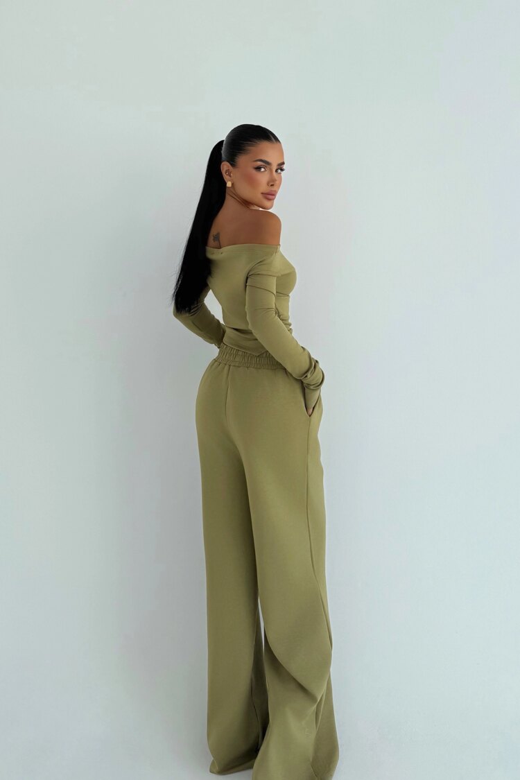 Set - Elegant Casual Slim Fit Palazzo
