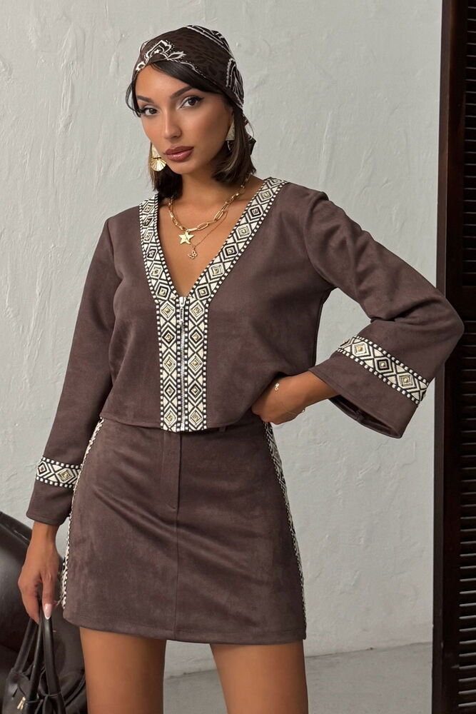Boho V-Neck Blouse With Regular Sleeves - Brand: Topshow - Women & Kids, Baby Clothes Wholesale - Globality Store