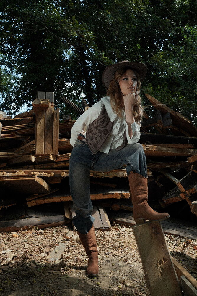 Floral Western Casual Vest - Brand: Topshow - Women & Kids, Baby Clothes Wholesale - Globality Store