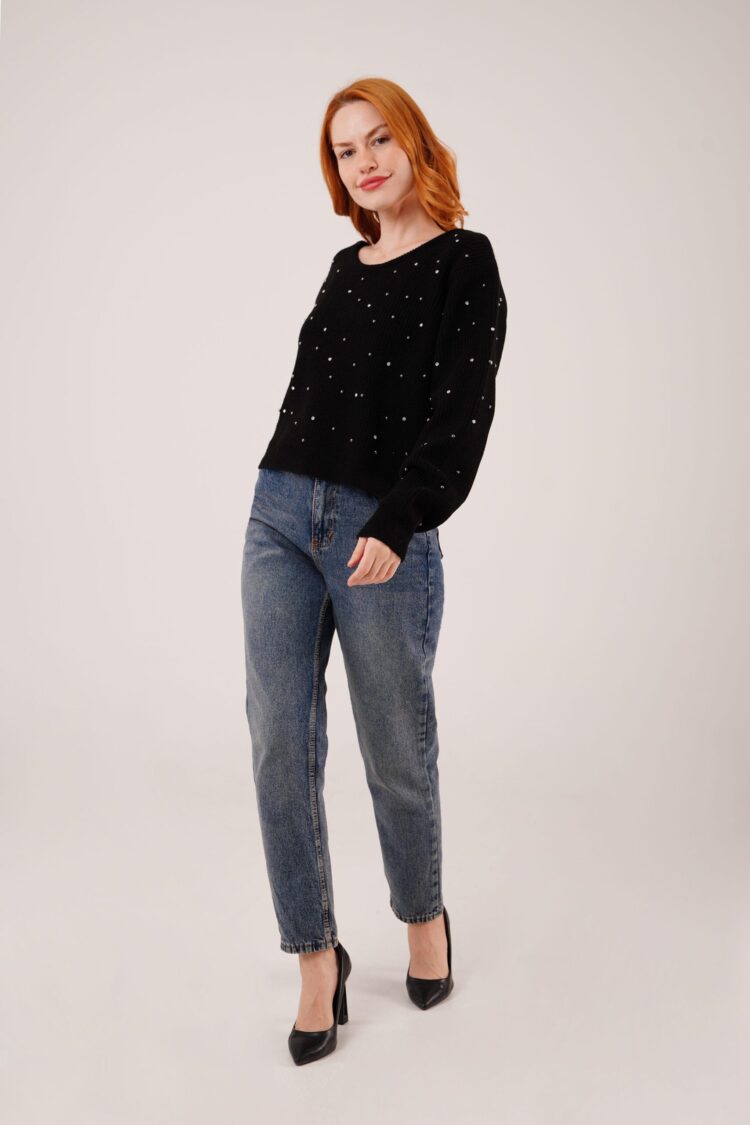 Sequined Casual Sweater