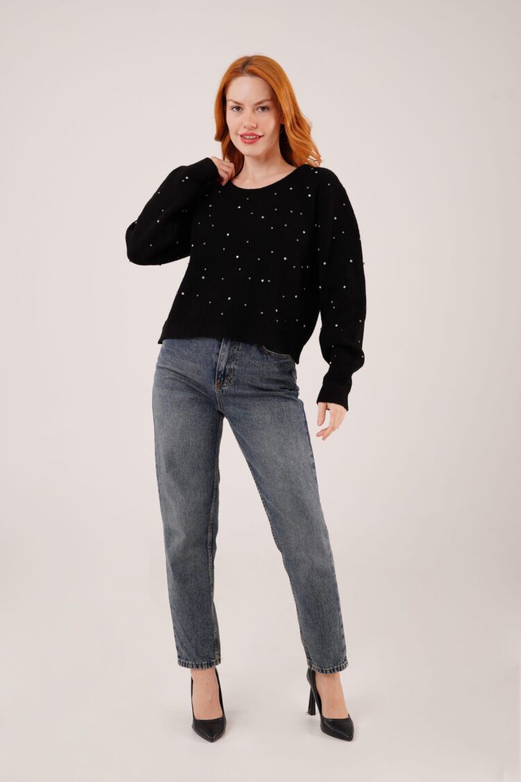 Sequined Casual Sweater