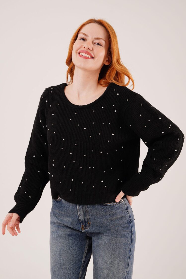 Sequined Casual Sweater
