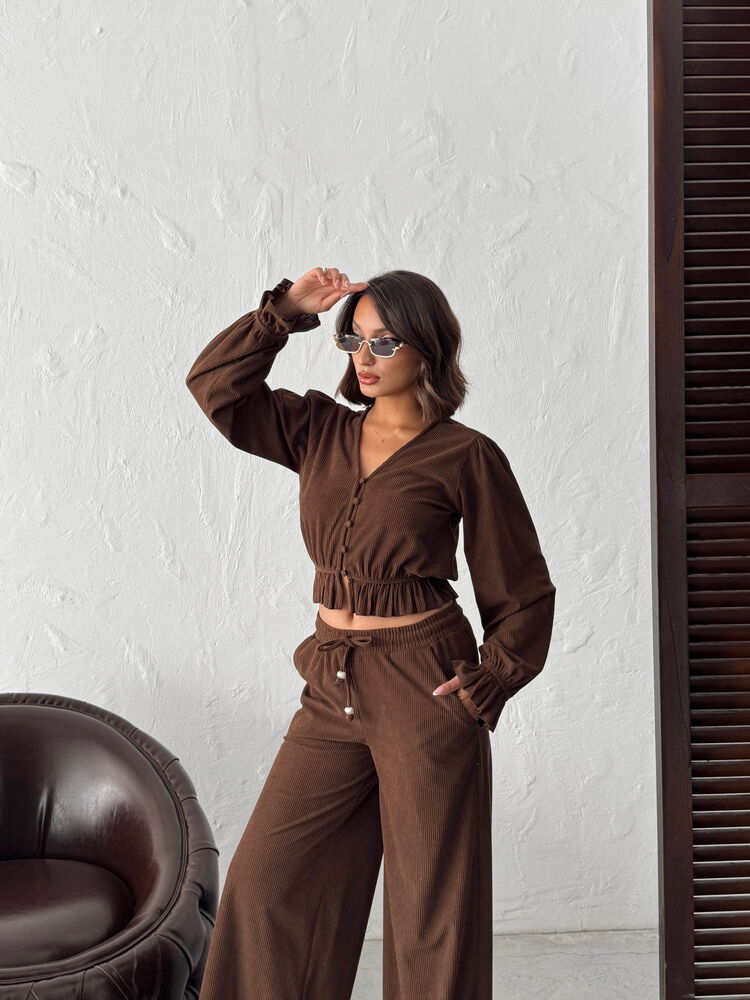 Casual Elegant Shirt With Ruffle Long Sleeves