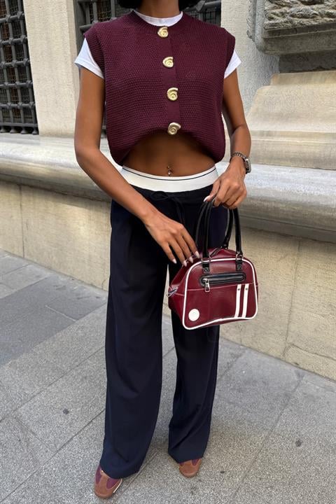 Palazzo Pants With Drawstring Closure