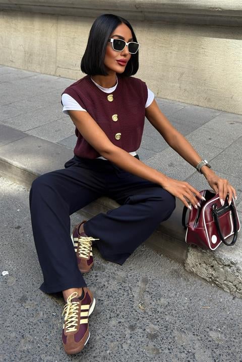 Palazzo Pants With Drawstring Closure