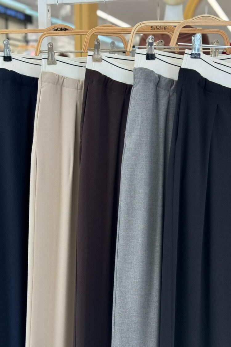 Palazzo Pants With Drawstring Closure