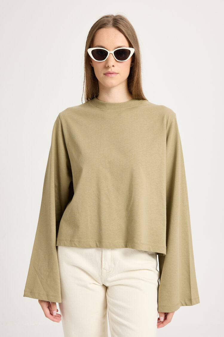 Casual Streetwear Shirt With Extra Long Sleeves - Brand: First Angels - Women & Kids, Baby Clothes Wholesale - Globality Store