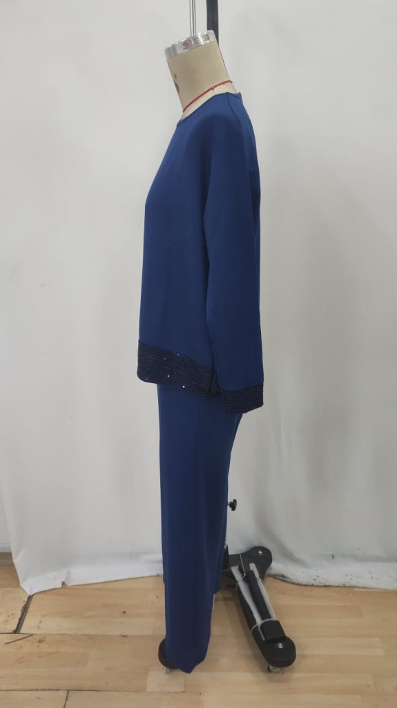 Blue Modest Elegant Formal Set