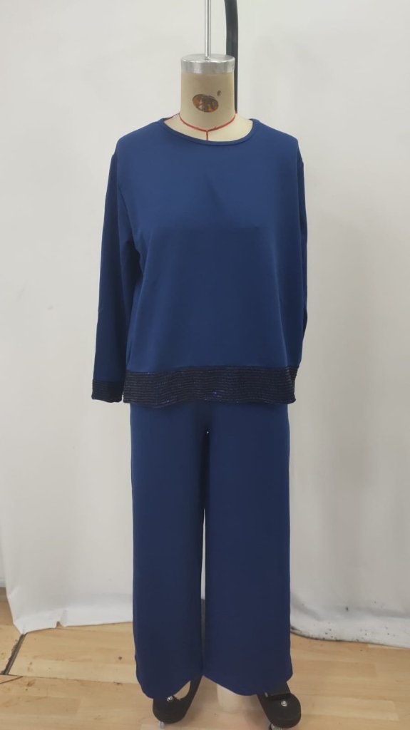 Blue Modest Elegant Formal Set