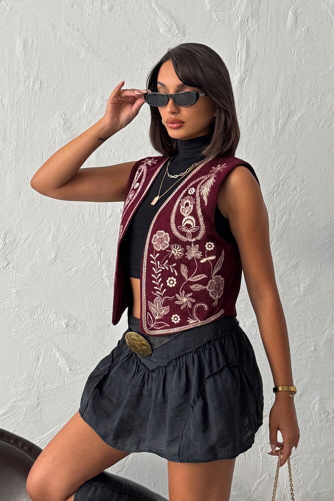 Ethnic Paisley Regular Fit Vest - Brand: Topshow - Women & Kids, Baby Clothes Wholesale - Globality Store