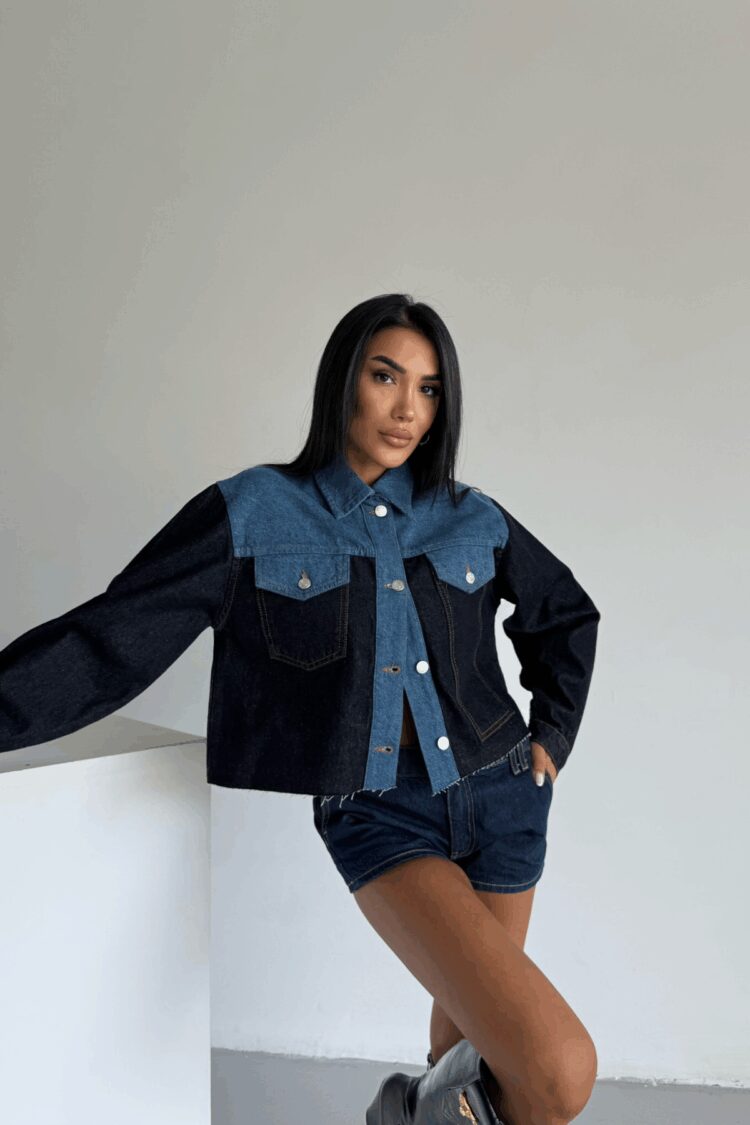 Blue Trucker Jacket - Brand: Ello - Women & Kids, Baby Clothes Wholesale - Globality Store