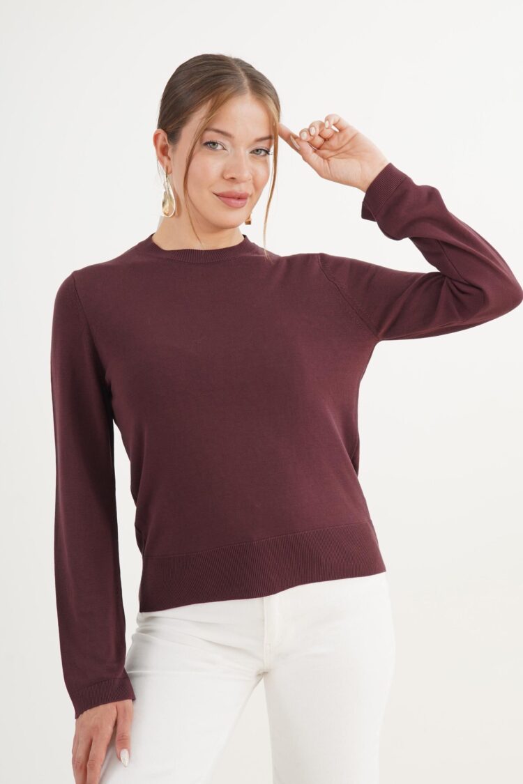 Sweater Slim Fit Round Neck
