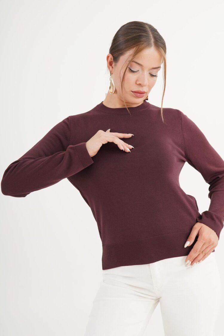Sweater Slim Fit Round Neck