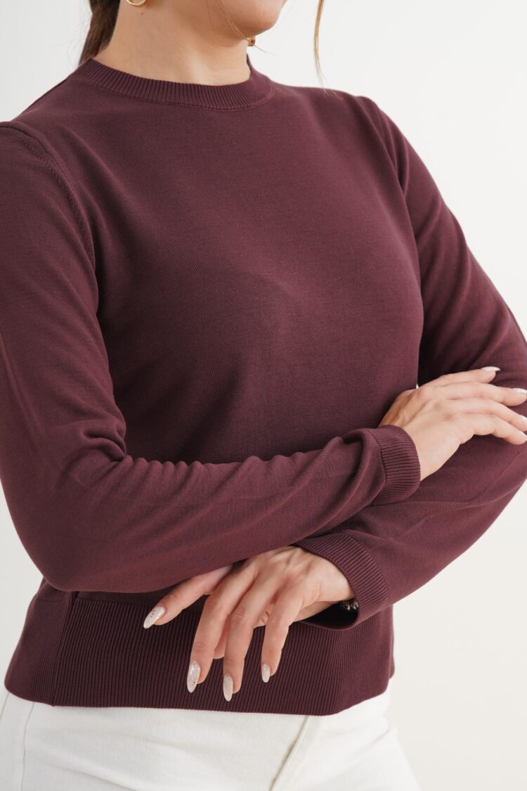 Sweater Slim Fit Round Neck