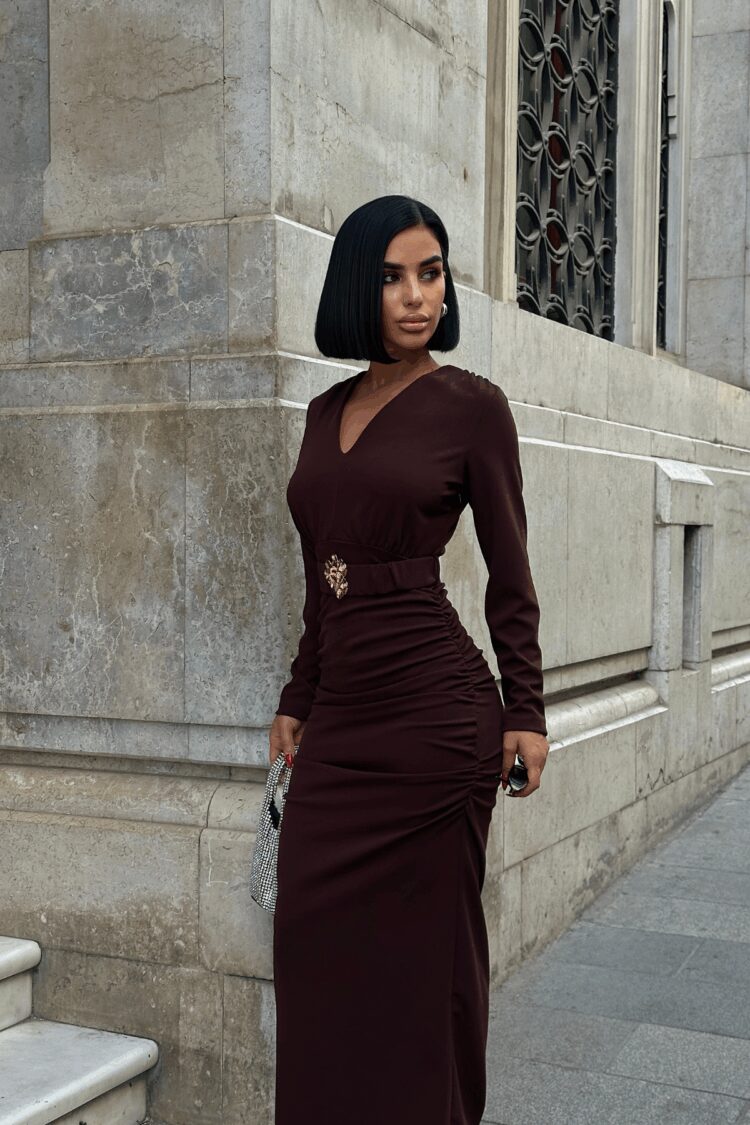 ElegantBodycon Maxi Dress
