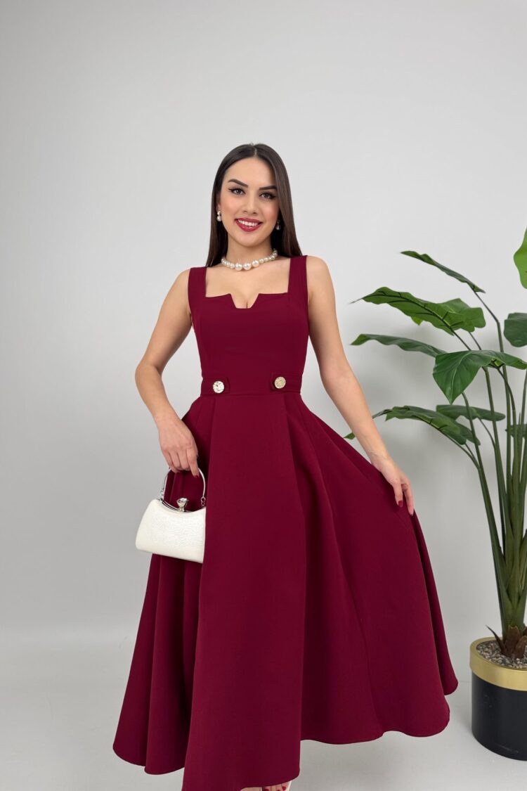 Elegant Fit And Flare Dress