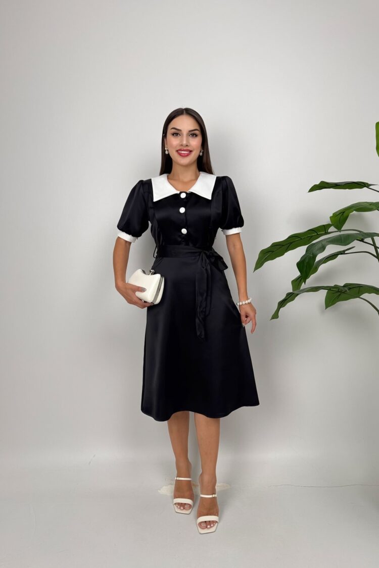 Elegant Fit And Flare Dress - Brand: Miss Janell - Women & Kids, Baby Clothes Wholesale - Globality Store