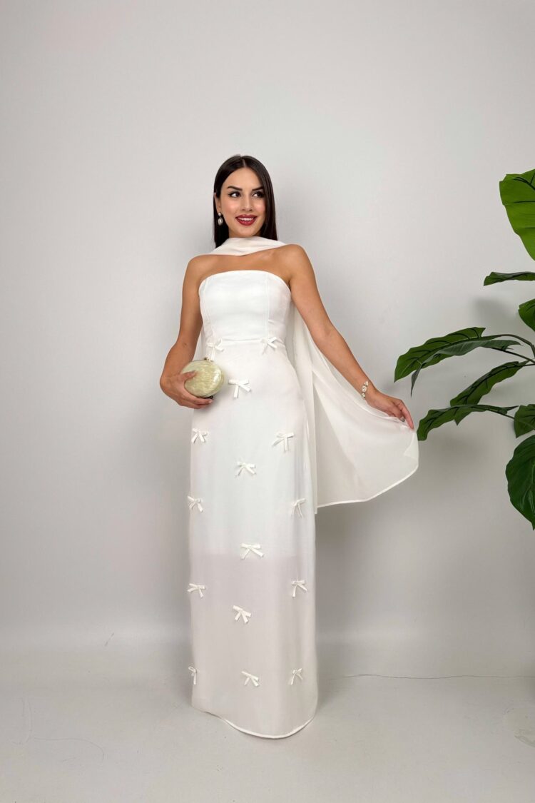 ElegantStrapless Floor Length Slip Dress - Brand: Miss Janell - Women & Kids, Baby Clothes Wholesale - Globality Store