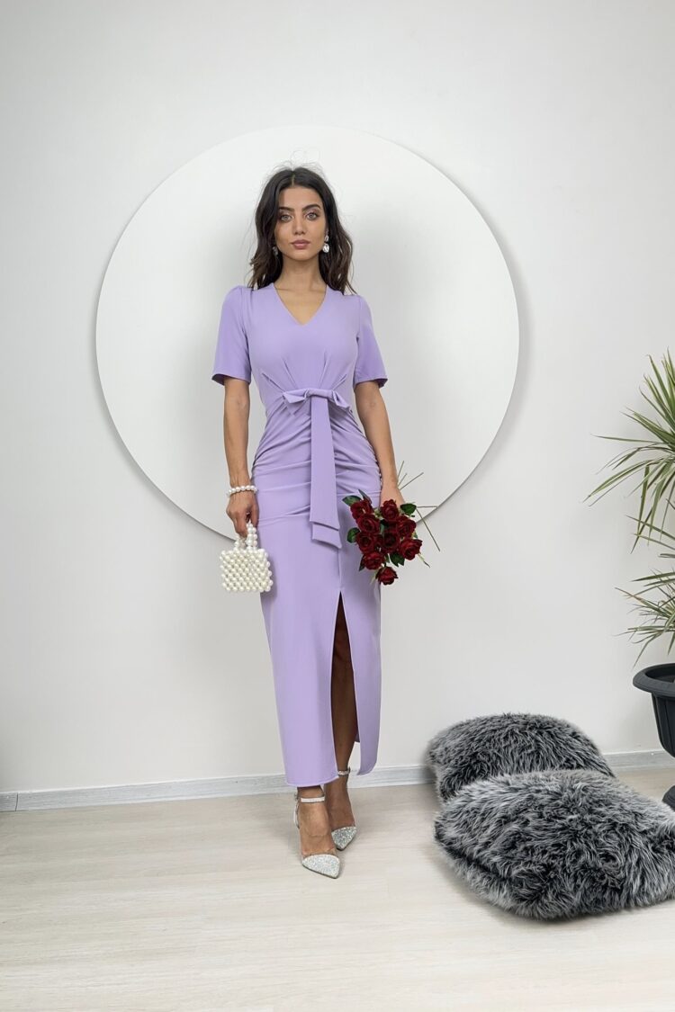 Purple Elegant Formal Sheath Dress - Brand: Miss Janell - Women & Kids, Baby Clothes Wholesale - Globality Store