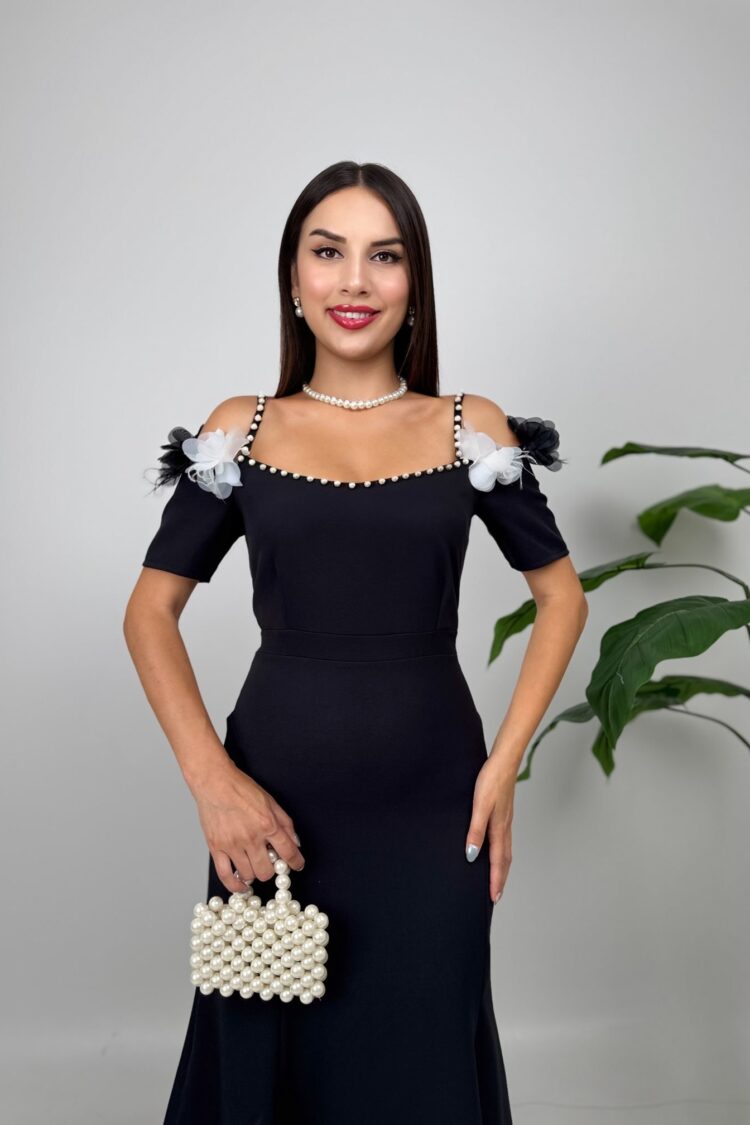 ElegantFit And Flare Maxi Dress