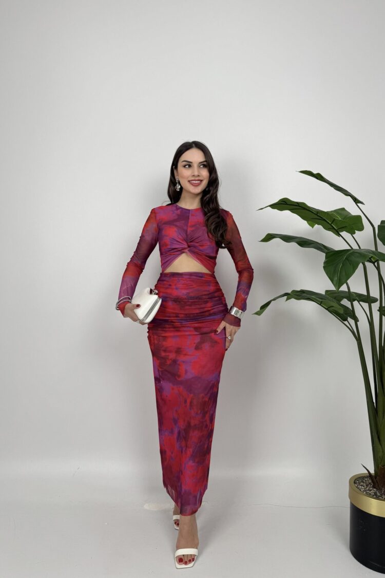 Red Sexy Elegant Formal Glam Bodycon Dress - Brand: Miss Janell - Women & Kids, Baby Clothes Wholesale - Globality Store