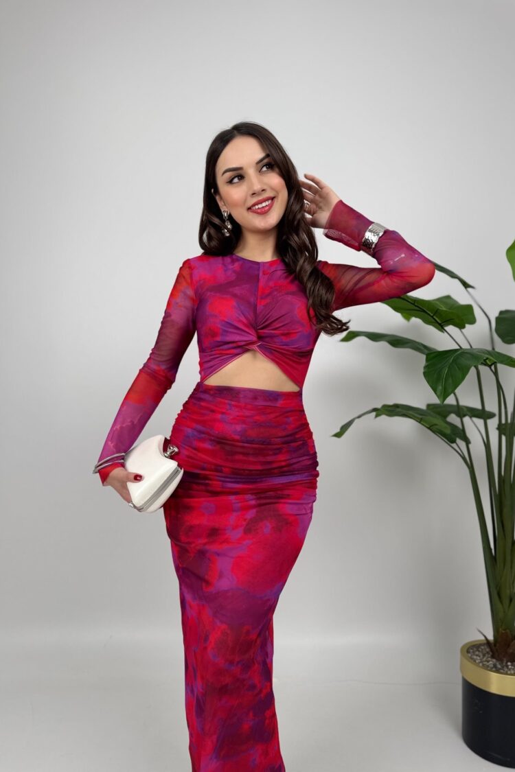 Red Sexy Elegant Formal Glam Bodycon Dress