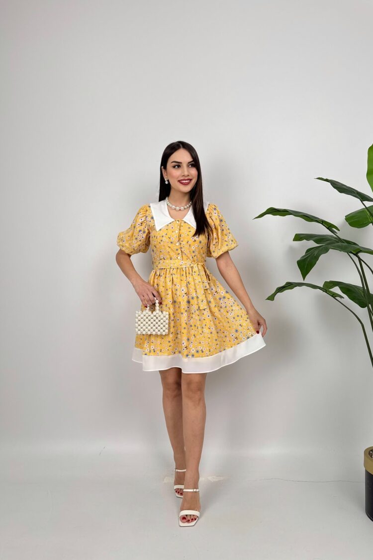 Floral Fit And Flare Dress - Brand: Miss Janell - Women & Kids, Baby Clothes Wholesale - Globality Store
