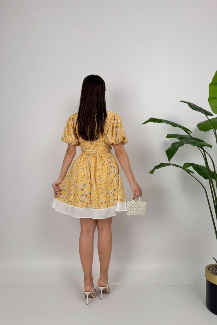 Floral Fit And Flare Dress