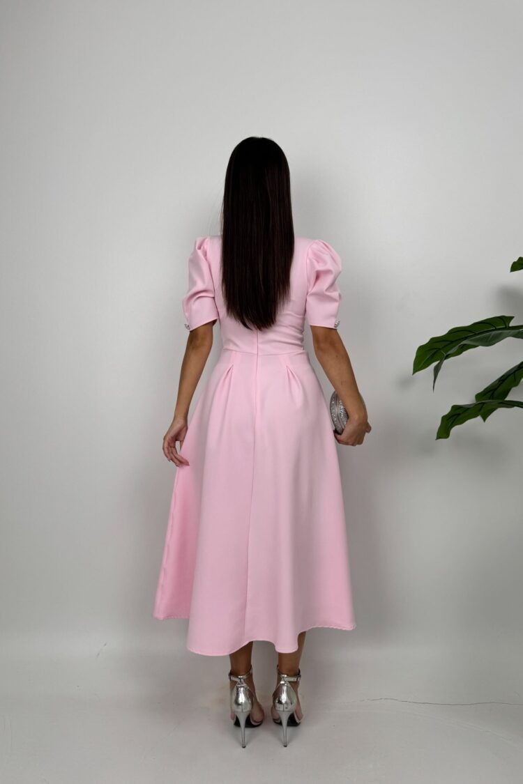 ElegantFit And Flare Midi Dress