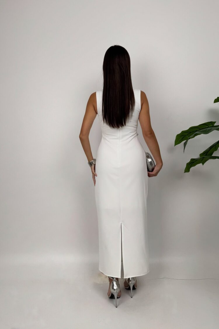 ElegantSheath Dress With Cap Sleeves
