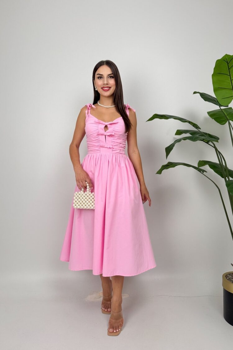 Fit And Flare Dress With Sweetheart Neck - Brand: Miss Janell - Women & Kids, Baby Clothes Wholesale - Globality Store