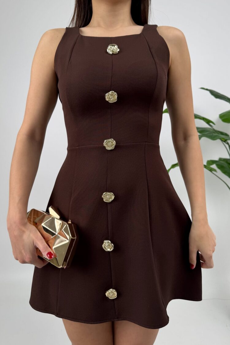 Elegant Fit And Flare Mini Dress - Brand: Miss Janell - Women & Kids, Baby Clothes Wholesale - Globality Store