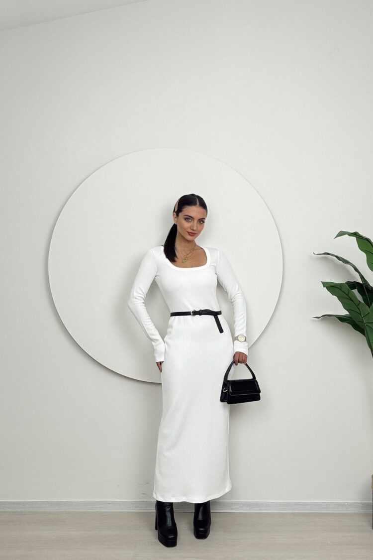 ElegantBodycon Dress With Square Neck - Brand: Miss Janell - Women & Kids, Baby Clothes Wholesale - Globality Store