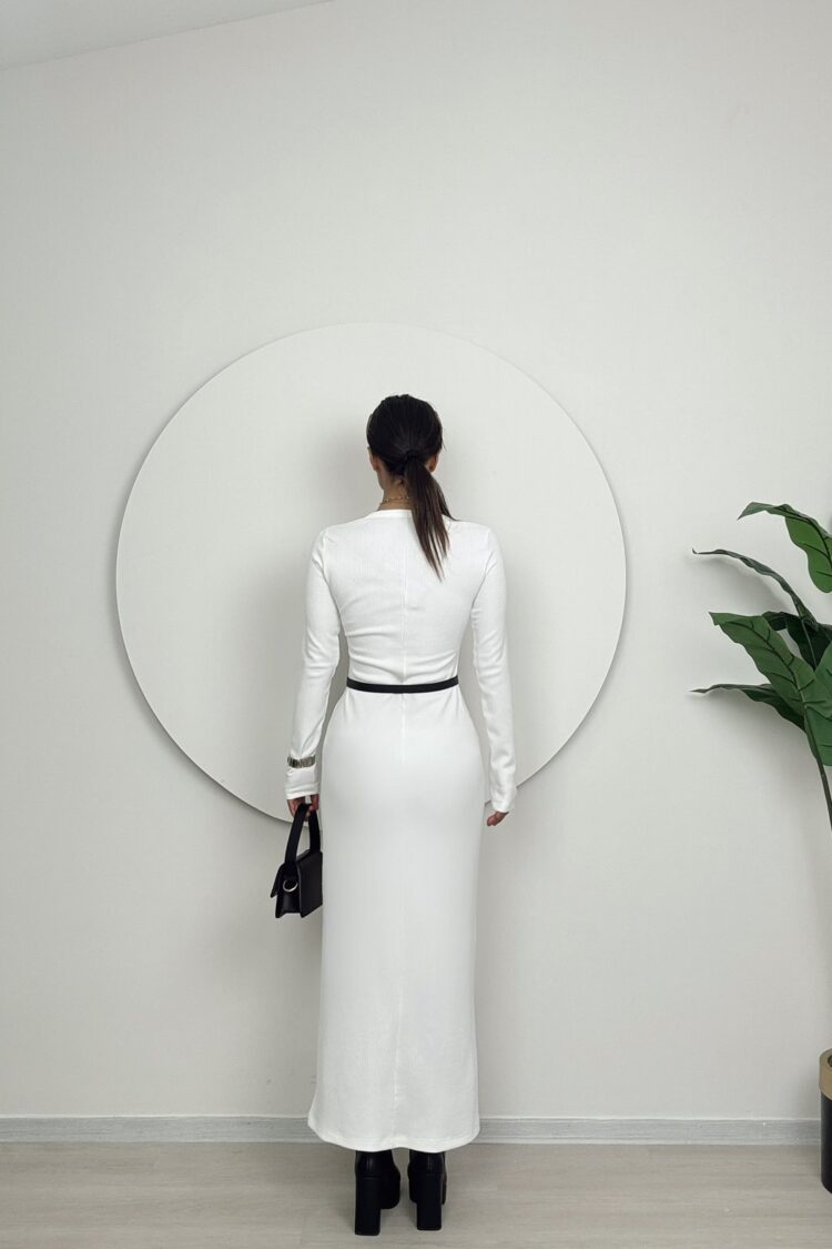 ElegantBodycon Dress With Square Neck
