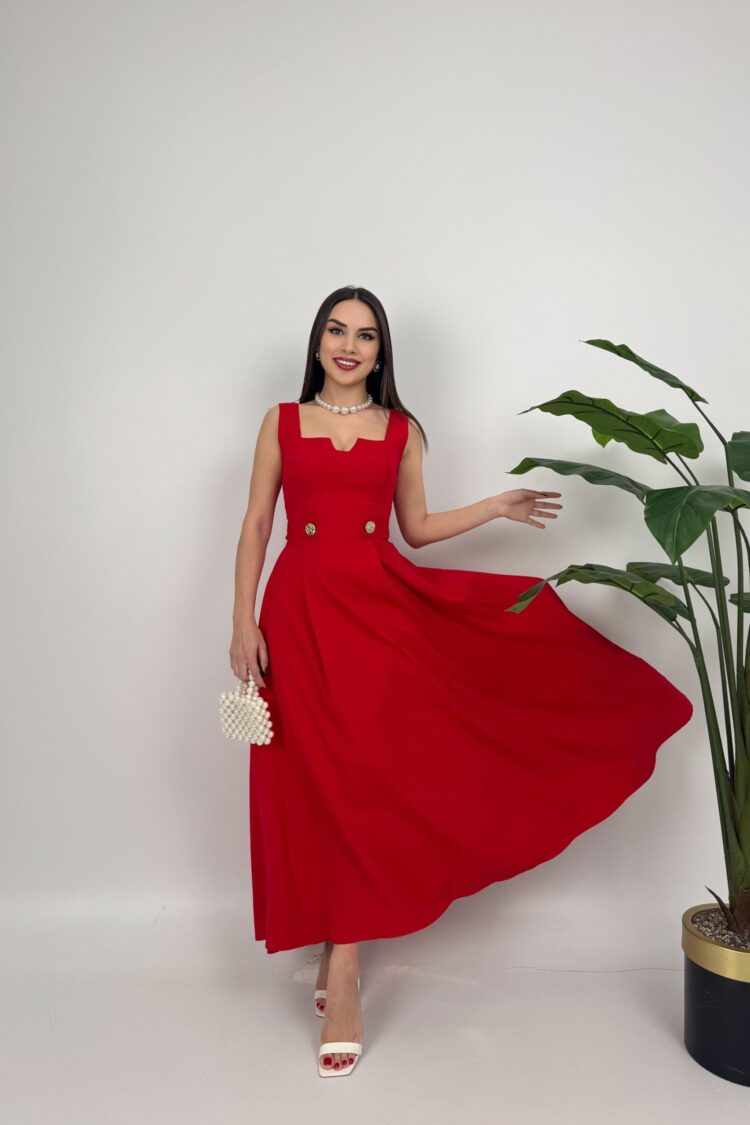 Elegant Fit And Flare Dress - Brand: Miss Janell - Women & Kids, Baby Clothes Wholesale - Globality Store