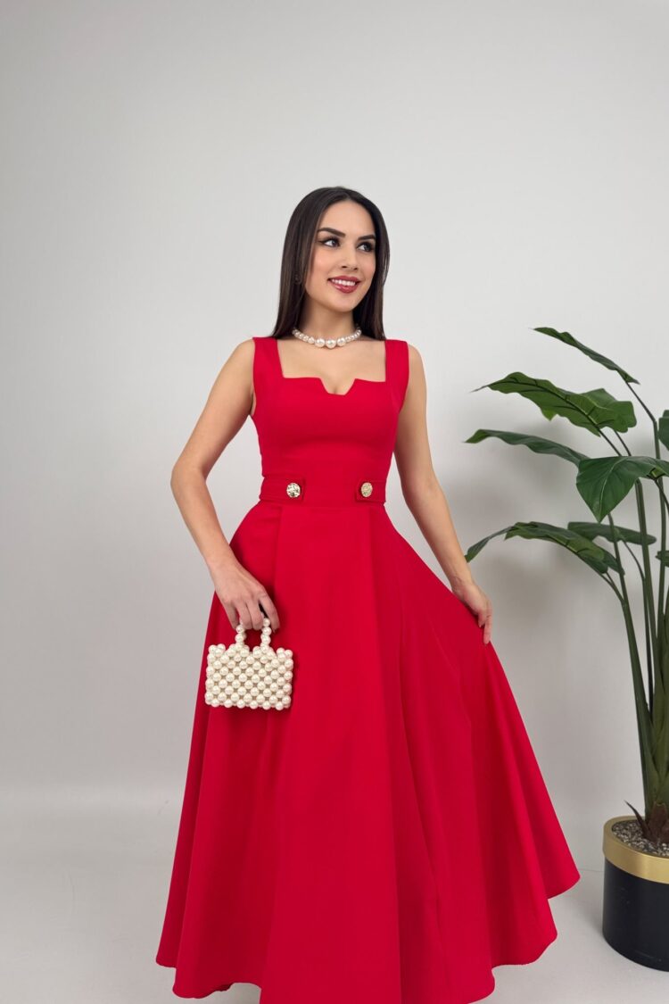 Elegant Fit And Flare Dress
