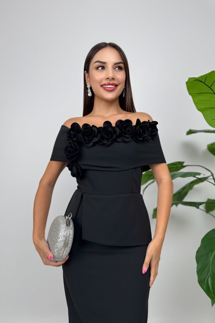 ElegantSheath Dress With Off Shoulder Neck