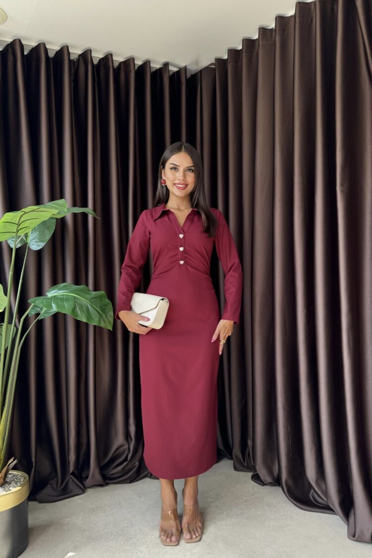 ElegantSheath Dress With Long Sleeves - Brand: Miss Janell - Women & Kids, Baby Clothes Wholesale - Globality Store