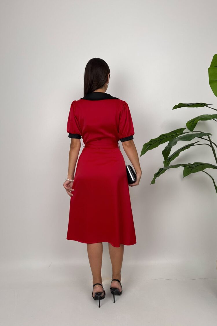 ElegantFit And Flare Midi Dress