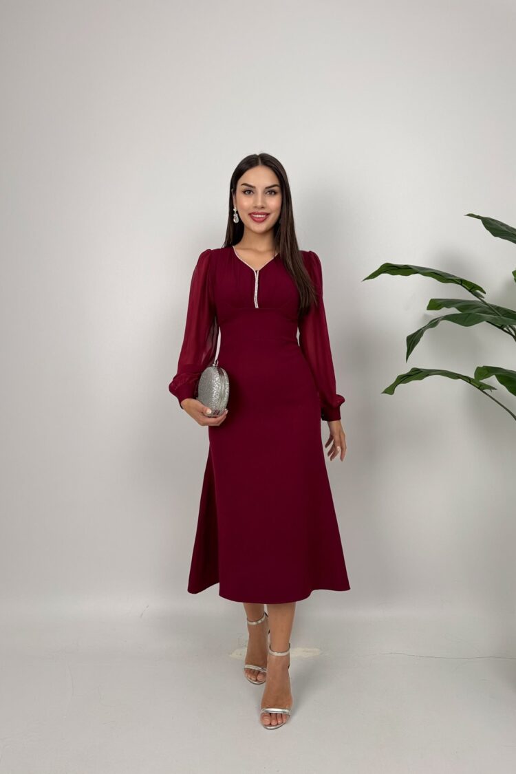 Elegant Fit And Flare Dress - Brand: Miss Janell - Women & Kids, Baby Clothes Wholesale - Globality Store
