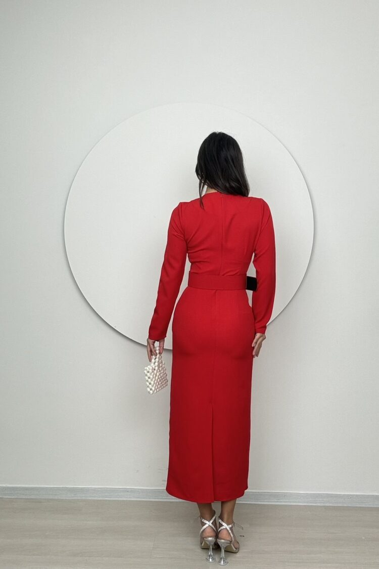 Red Elegant Formal Sexy Bodycon Dress