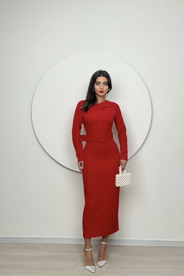 Red Elegant Formal Sexy Bodycon Dress