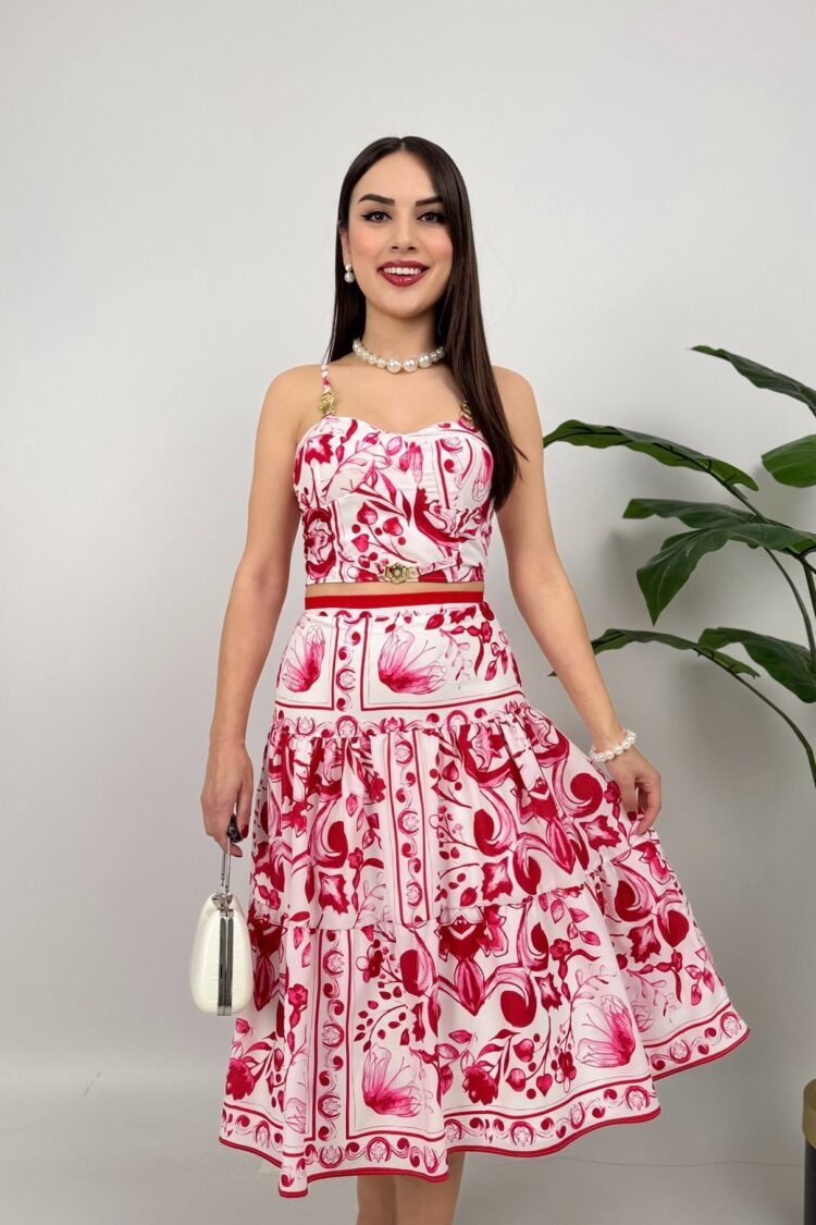 Flared Midi Skirt High Waist Zip Up - Brand: Miss Janell - Women & Kids, Baby Clothes Wholesale - Globality Store